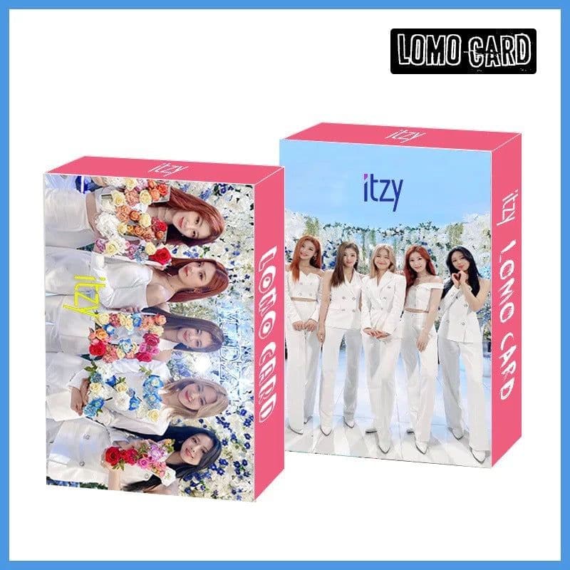 image-Treasure 30 boxed BTS LOMO cards NCT ENHYPEN IU TXT EXO greeting cards