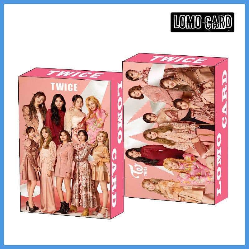 image-Treasure 30 boxed BTS LOMO cards NCT ENHYPEN IU TXT EXO greeting cards