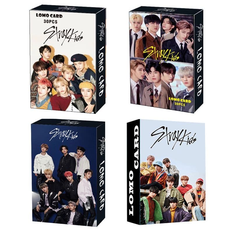 image-Treasure 30 boxed BTS LOMO cards NCT ENHYPEN IU TXT EXO greeting cards