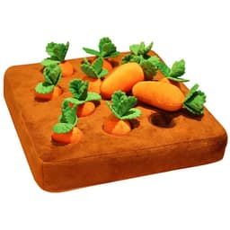 image-Spot cross-border creative radish plucking plush toys, net celebrity pet dolls, children's parent-child interaction small vegetable plot wholesale