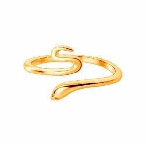 image-Smart snake ring open ring female Japanese and Korean temperament simple fashion ring Korean personality snake ring female