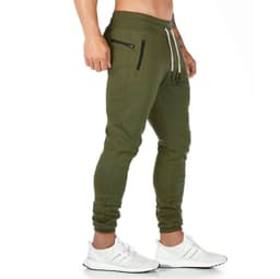 image-No LOGO muscle men's European and American sports trousers men's fitness hanging towel trousers running training feet pants