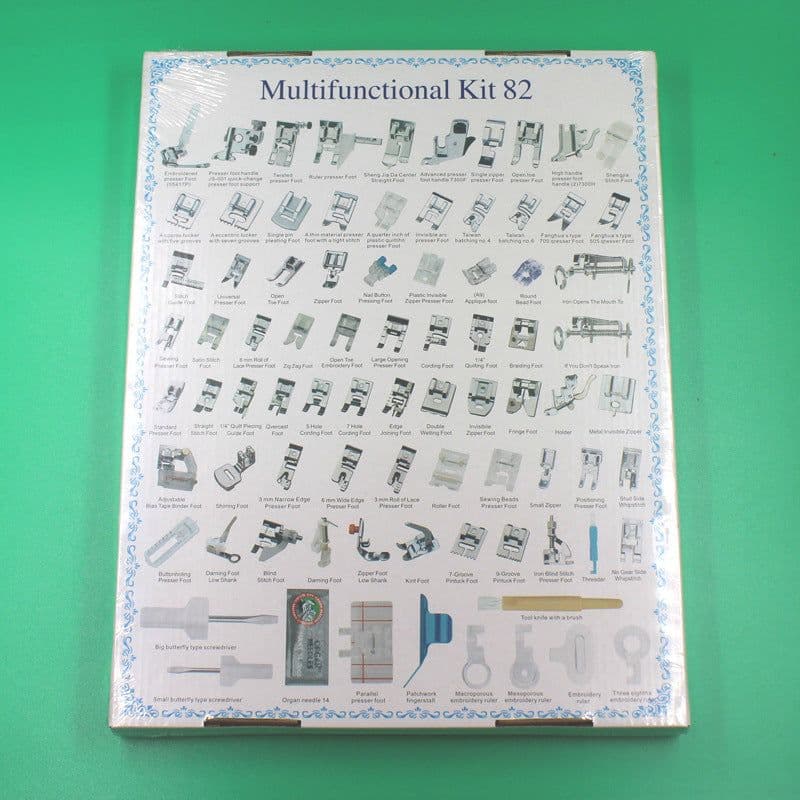 image-Household multifunctional sewing accessories 32 pieces 42 pieces 48 pieces 52 pieces 62 pieces 72 presser foot set sewing machine presser foot