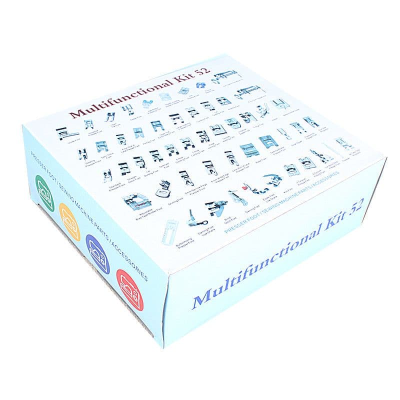 image-Household multifunctional sewing accessories 32 pieces 42 pieces 48 pieces 52 pieces 62 pieces 72 presser foot set sewing machine presser foot