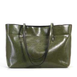 image-Factory direct sales 2020 new leather handbags fashion oil wax cowhide big bag portable single shoulder bag one drop shipping