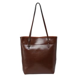 image-Factory direct sales 2020 new leather handbags fashion oil wax cowhide big bag portable single shoulder bag one drop shipping
