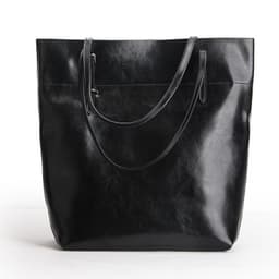 image-Factory direct sales 2020 new leather handbags fashion oil wax cowhide big bag portable single shoulder bag one drop shipping