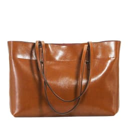 image-Factory direct sales 2020 new leather handbags fashion oil wax cowhide big bag portable single shoulder bag one drop shipping