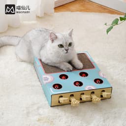 image-Wholesale cat toys, hamsters, corrugated cat scratching board, funny cat toys, multifunctional cat toys, pet supplies
