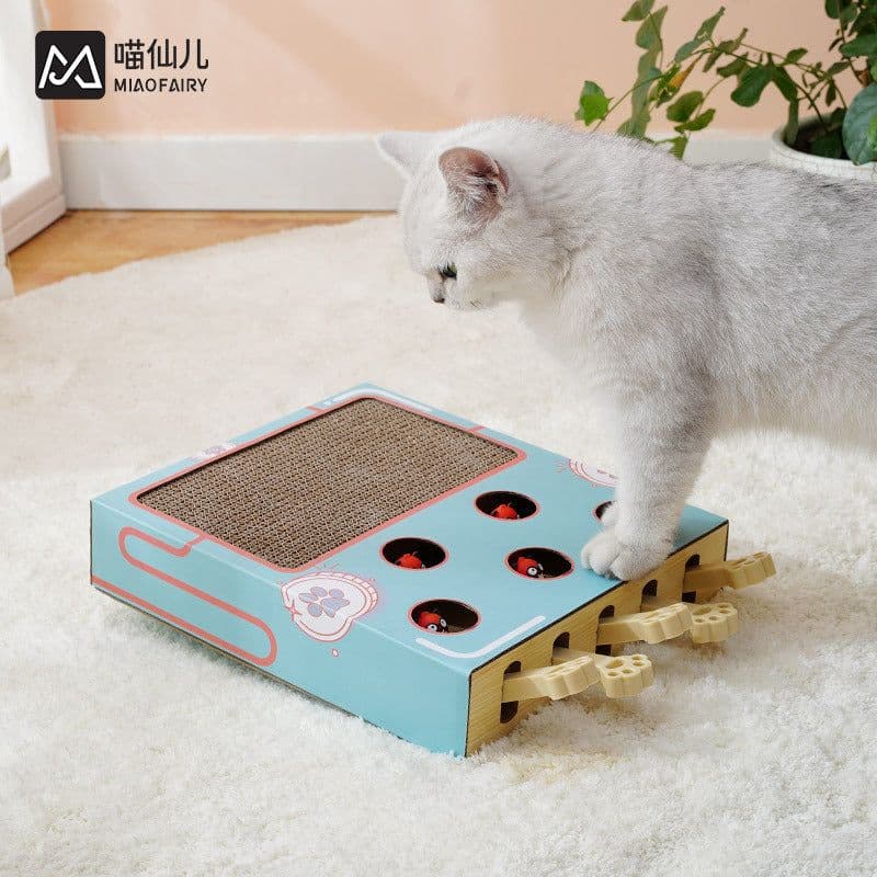 image-Wholesale cat toys, hamsters, corrugated cat scratching board, funny cat toys, multifunctional cat toys, pet supplies