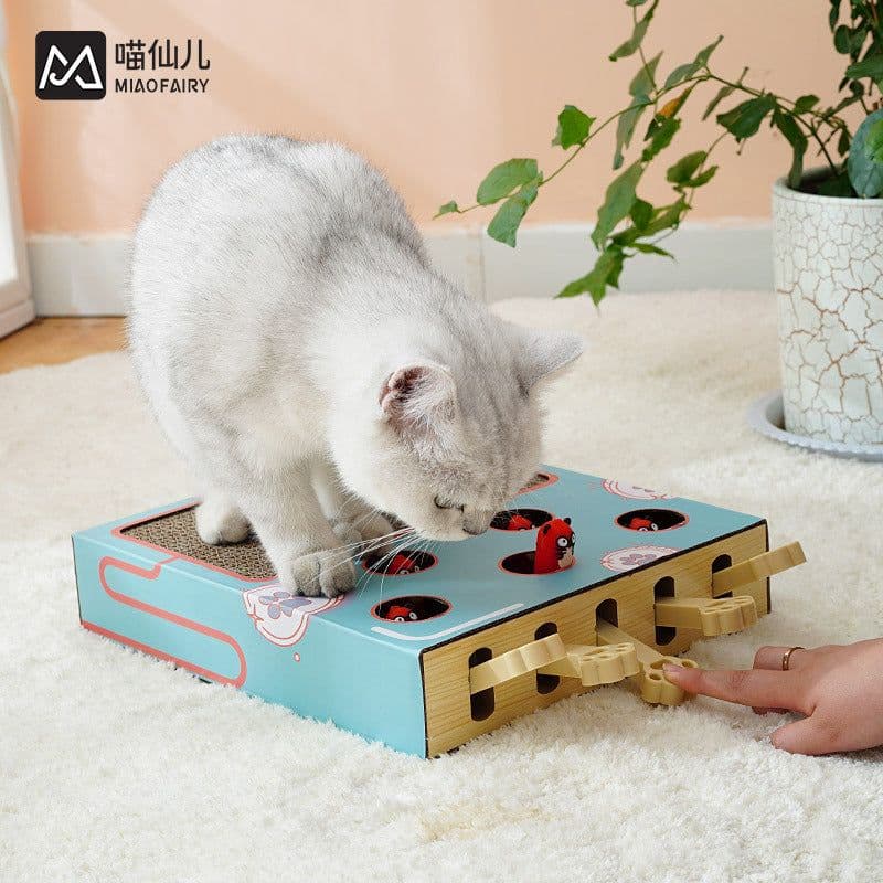 image-Wholesale cat toys, hamsters, corrugated cat scratching board, funny cat toys, multifunctional cat toys, pet supplies