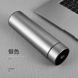 image-B41 temperature-sensing smart cup 304 stainless steel vacuum flask three-color display temperature 500mls fashion gift water cup