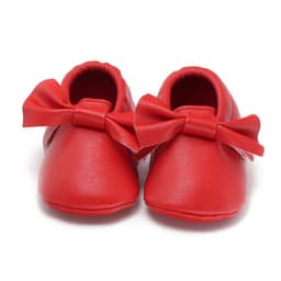 image-Same style for Xiaoqi! Bowknot PU texture handmade soft bottom tassel toddler shoes baby shoes original single spring and autumn