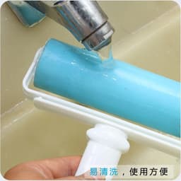 image-Free shipping washable sticky hair remover clothes hair remover sticky roller roller brush sticky roller sticky duster can be used repeatedly