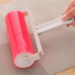 image-Free shipping washable sticky hair remover clothes hair remover sticky roller roller brush sticky roller sticky duster can be used repeatedly