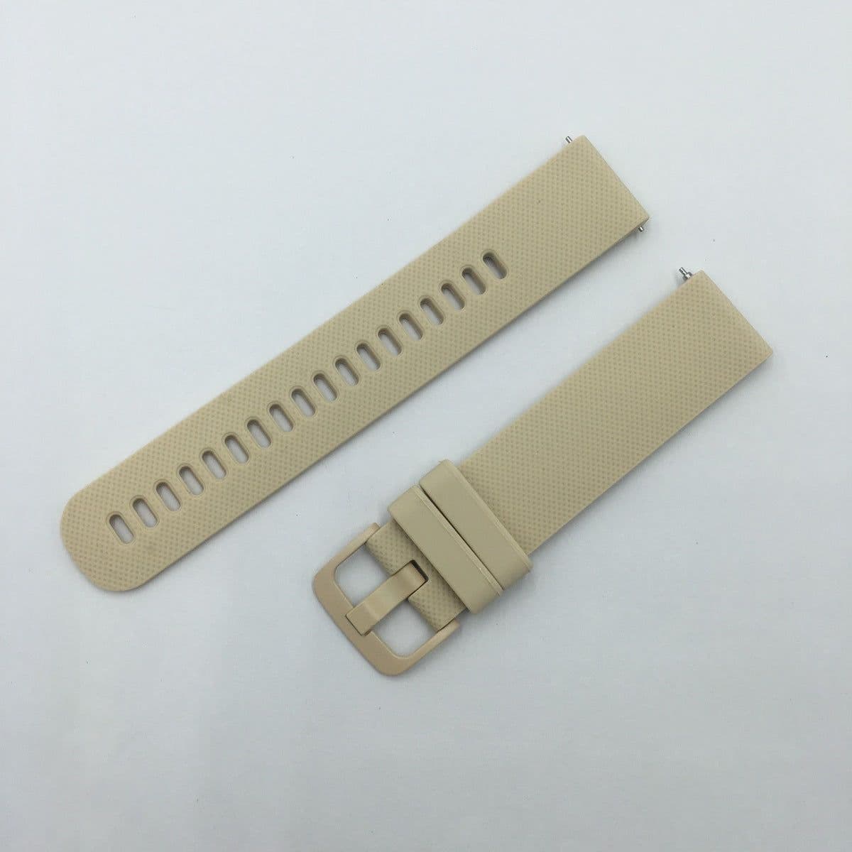 image-Garmin vivoactive4/3 Silicone Strap - Black Checkered 18mm