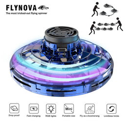 image-Free route flying gyro creative decompression ufo aircraft FlyNova swivel sensor cross-border special supply