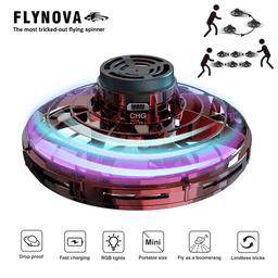 image-Free route flying gyro creative decompression ufo aircraft FlyNova swivel sensor cross-border special supply
