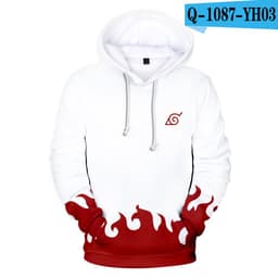 image-Cross-border Naruto 4th Generation and 6th Generation Naruto Printed Adult Kids Hoodie