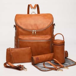 image-2020 new PU baby bag ready to be produced, the hot selling mom bag in Europe and America can be directly supplied and customized by the factory