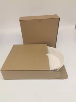 image-Special paper for air fryer, round greased paper holder, French fries, barbecue baking tin foil, non-stick greaseproof paper pad, silicone oil paper tray