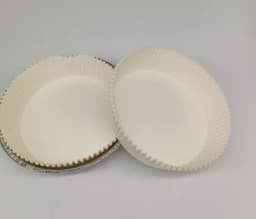 image-Special paper for air fryer, round greased paper holder, French fries, barbecue baking tin foil, non-stick greaseproof paper pad, silicone oil paper tray