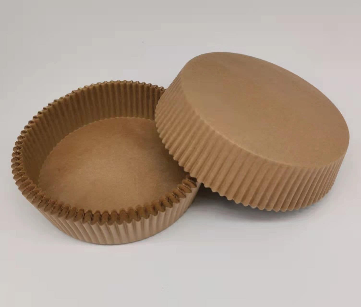 image-Special paper for air fryer, round greased paper holder, French fries, barbecue baking tin foil, non-stick greaseproof paper pad, silicone oil paper tray