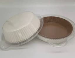 image-Special paper for air fryer, round greased paper holder, French fries, barbecue baking tin foil, non-stick greaseproof paper pad, silicone oil paper tray