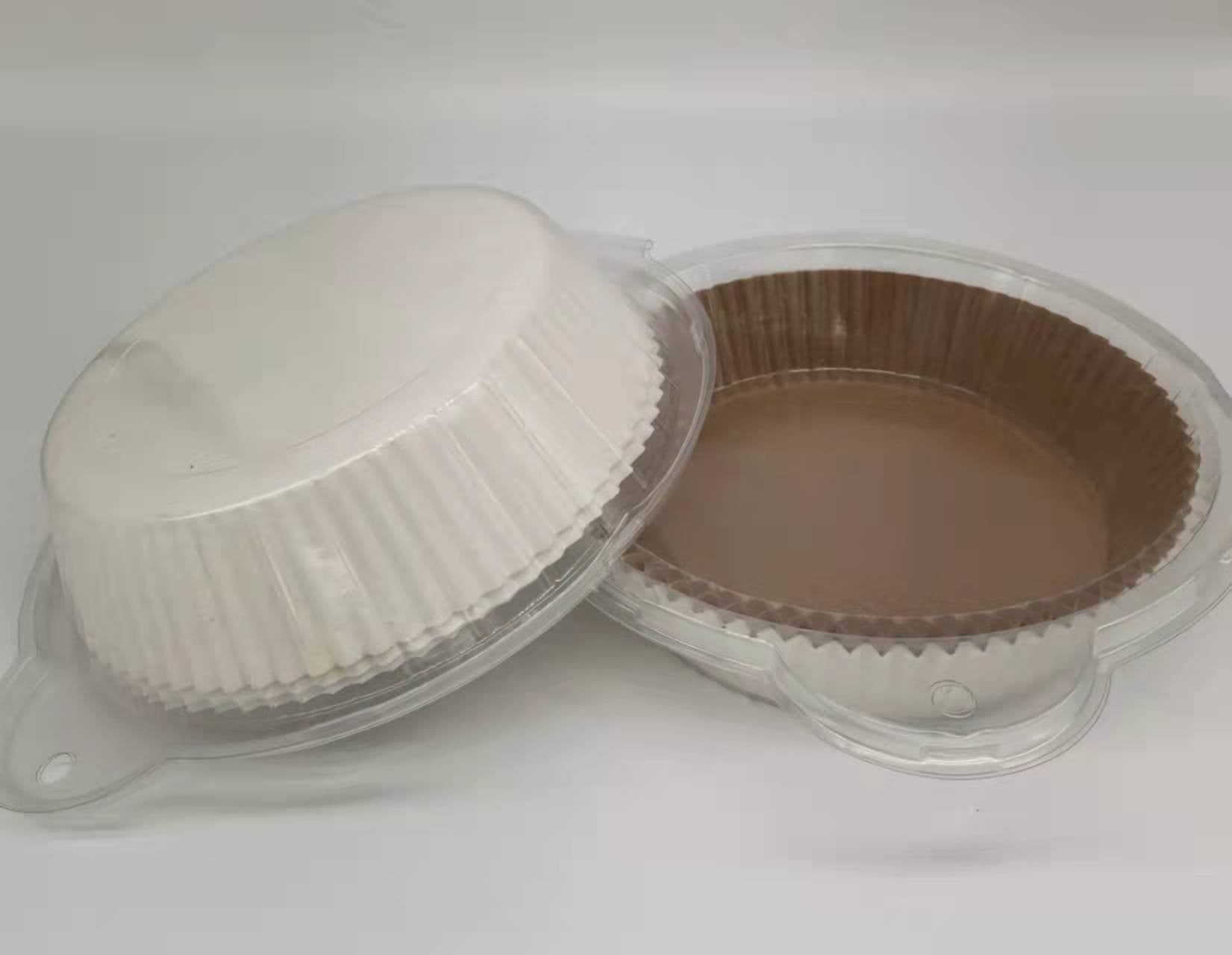 image-Special paper for air fryer, round greased paper holder, French fries, barbecue baking tin foil, non-stick greaseproof paper pad, silicone oil paper tray