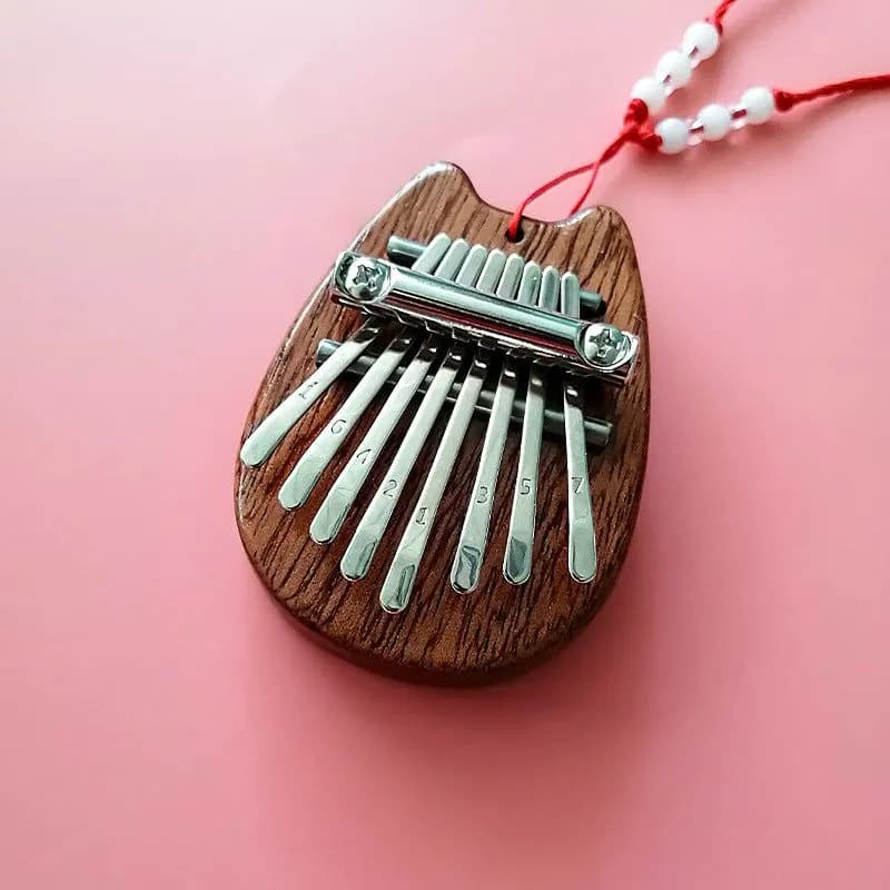 image-Tuomi 8-tone love thumb piano kalimba plate mini Kalimba thumb piano KALIMBA finger piano