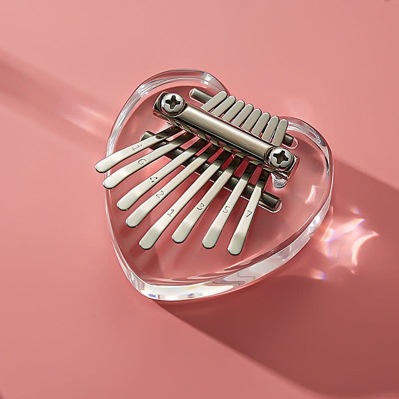 image-Tuomi 8-tone love thumb piano kalimba plate mini Kalimba thumb piano KALIMBA finger piano