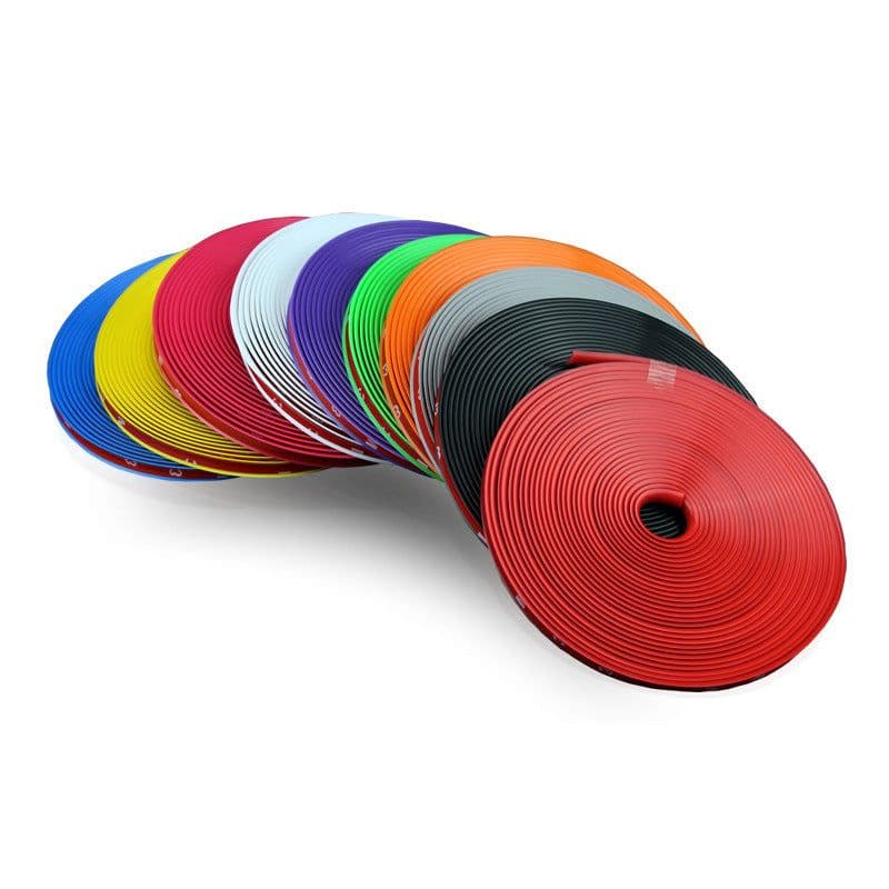 image-Car wheel decoration strip, tire protection ring, anti-collision soft rubber strip, wheel hub anti-scratch strip decoration line stickers, modification supplies