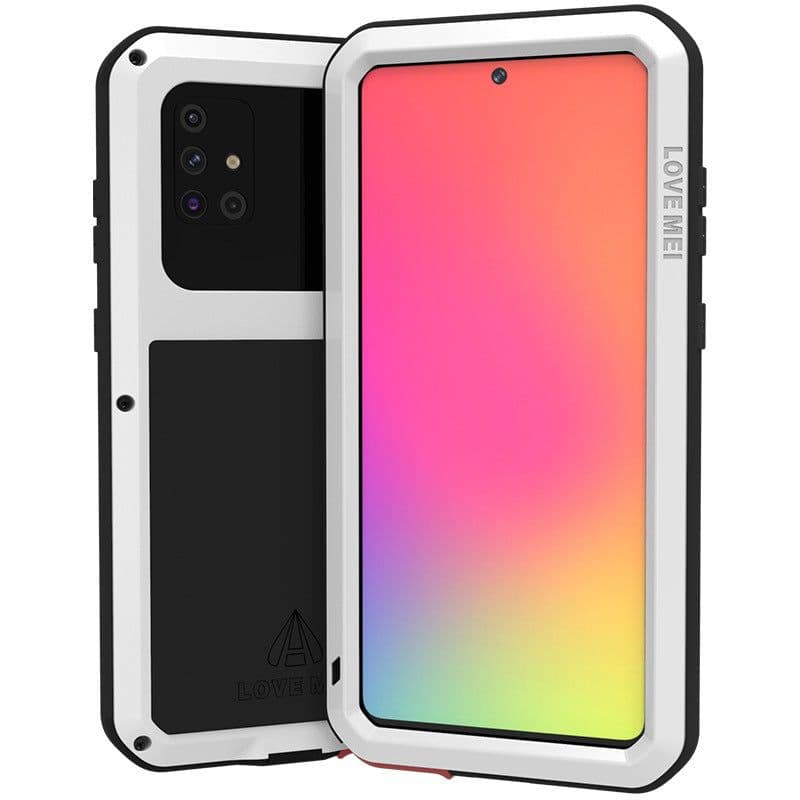 image-LOVE MEI Samsung A51/A71 Phone Case - Metal Silicone