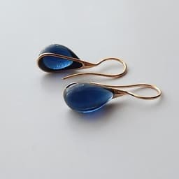 image-Four Color Inlaid Opal Earrings European And American Ladies Fashion Earrings