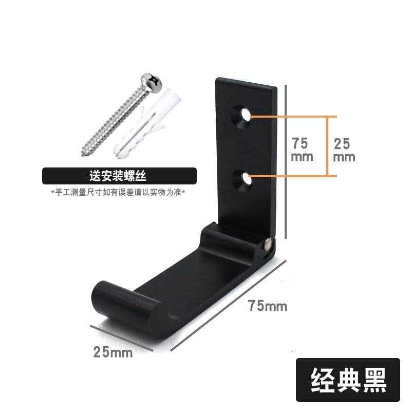 image-Aluminum Alloy Folding Clothes Hook - Gold Minimalist Bathroom Hook