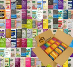 image-Refill Pack Enveloped Tea Bags Selections Black Fruit Herbs Green Decaf Healthy