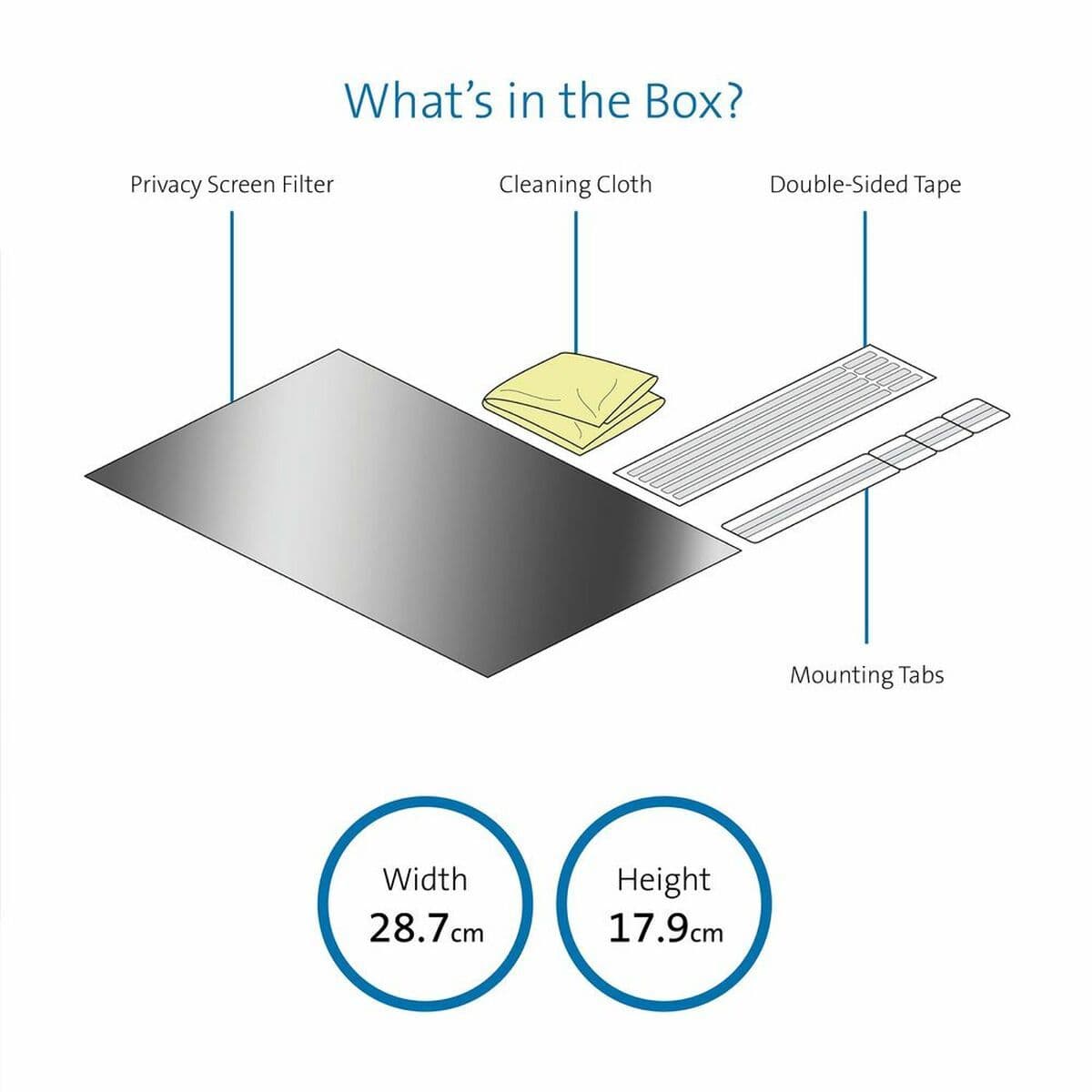 image-Privacy Filter for Monitor Kensington 626459 13,3"
