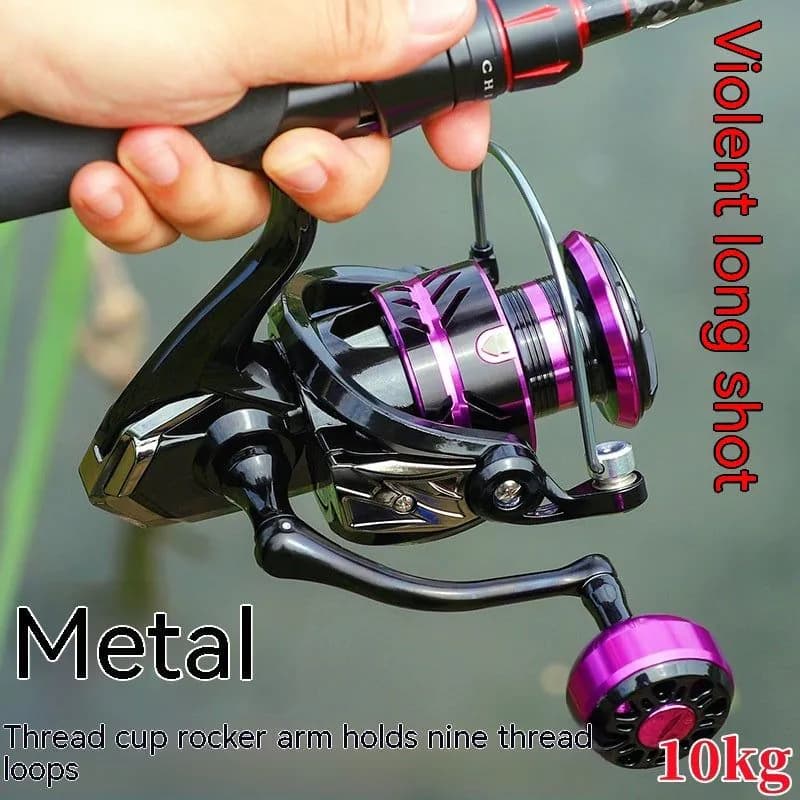 image-All-metal Fishing Reel Spinning Wheel