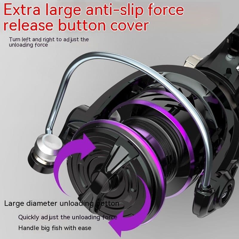 image-All-metal Fishing Reel Spinning Wheel