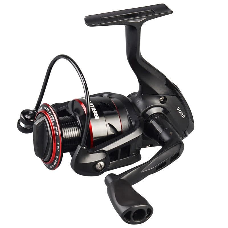 image-Lure Fishing Wheel Spinning Reel Telescopic Fishing Rod Fishing Reel All Metal