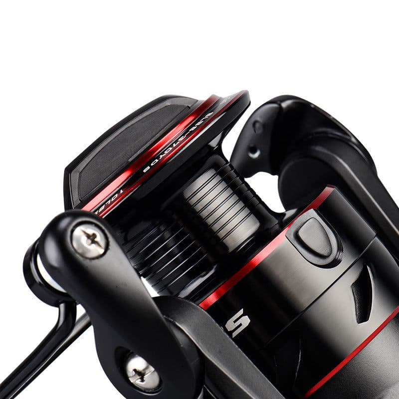 image-Lure Fishing Wheel Spinning Reel Telescopic Fishing Rod Fishing Reel All Metal