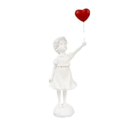 image-Little Girl With Balloon Art Sculpture Living Room Decorations Decoration Resin