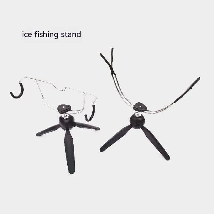 image-Ice Fishing Bracket Foldable Double-headed Fishing Gear Fishing Tackle