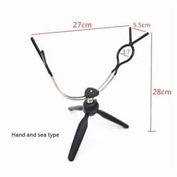 image-Ice Fishing Bracket Foldable Double-headed Fishing Gear Fishing Tackle