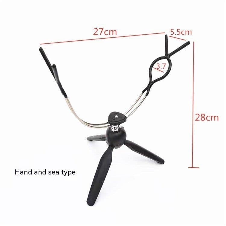 image-Ice Fishing Bracket Foldable Double-headed Fishing Gear Fishing Tackle