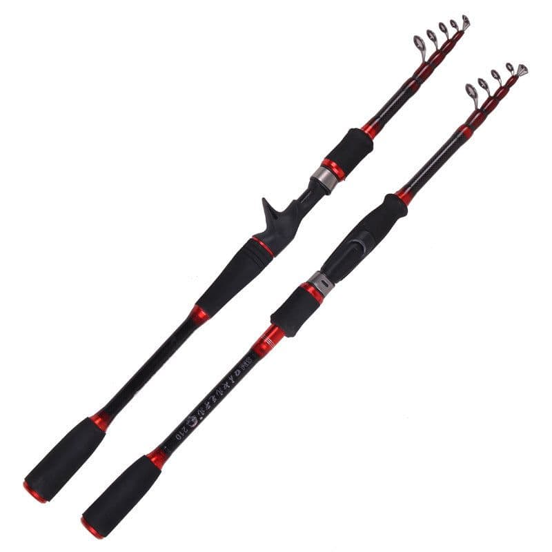 image-MH Shrinking Rod Straight Shank Shank Carbon Vibration Outlet Rod Fishing Tackle