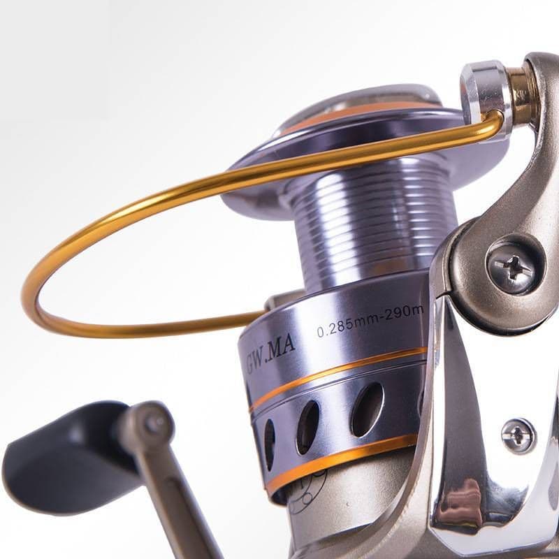 image-Metal Head Long Cast Spinning Wheel Fishing Wheel