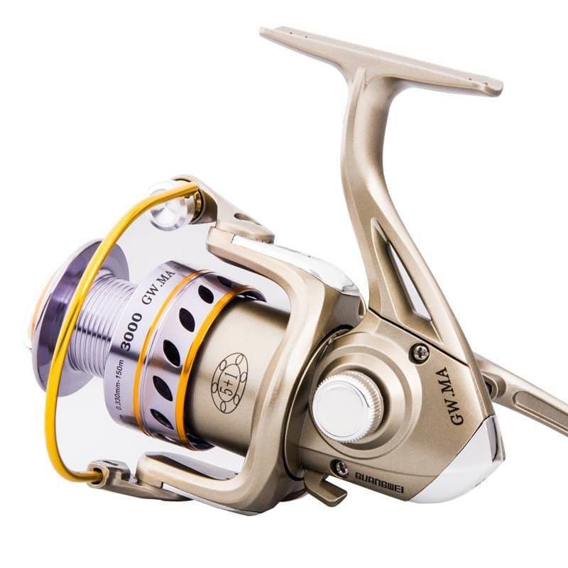 image-Metal Head Long Cast Spinning Wheel Fishing Wheel