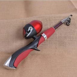 image-Portable Gun-type Inner Reel Ice Fishing Closed Fishing Road Rod Set