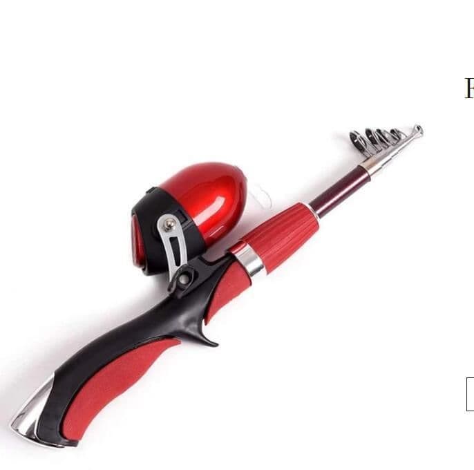image-Portable Gun-type Inner Reel Ice Fishing Closed Fishing Road Rod Set
